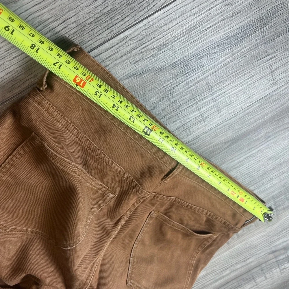 J. Crew 770 RARE Duck Print Lining Corduroy‎ Pants Mens 32x32 Brown Straight Fit